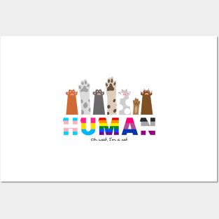 Human Rights, with Cat Paws Posters and Art